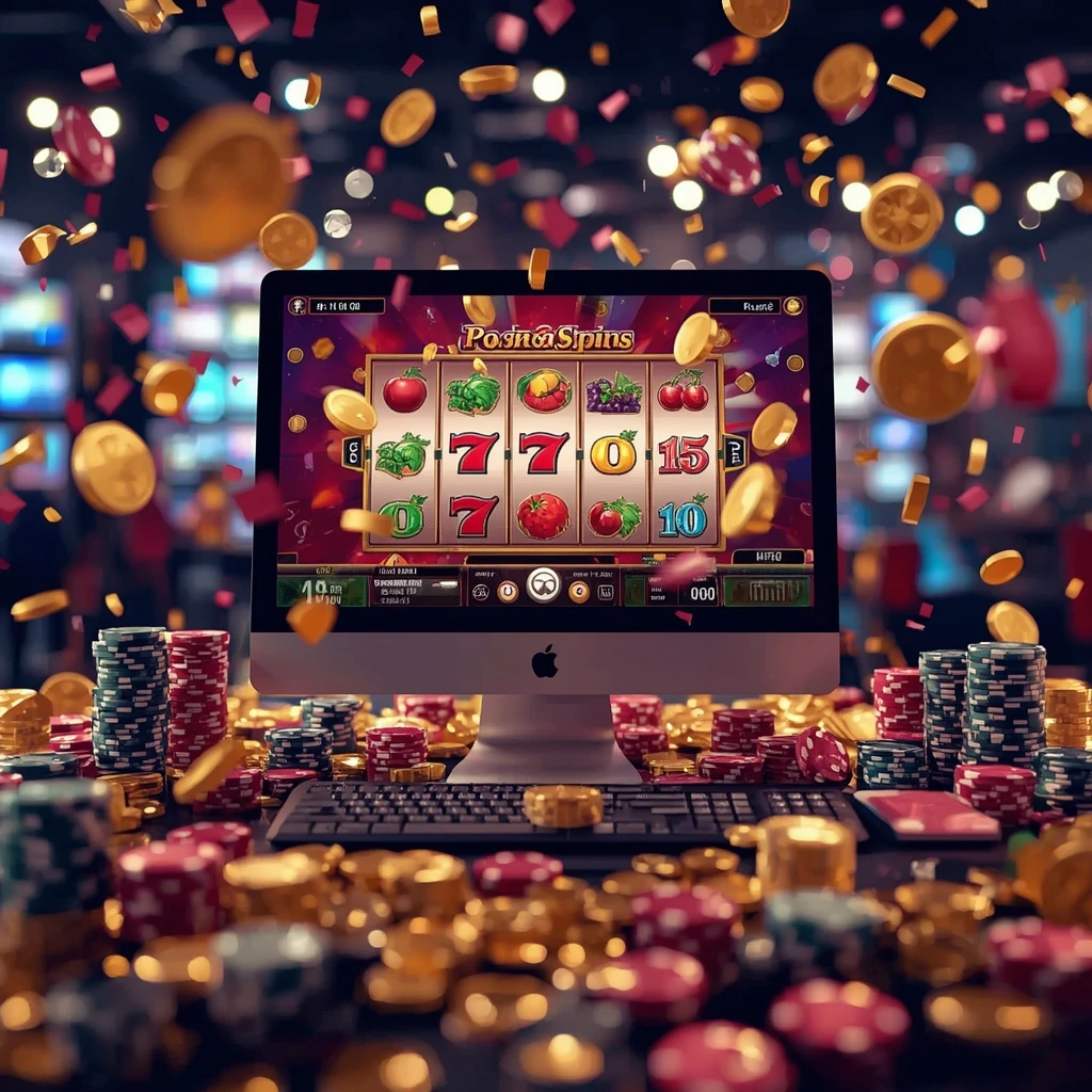 máquinas tragamonedas en la pantalla F1 CASINO