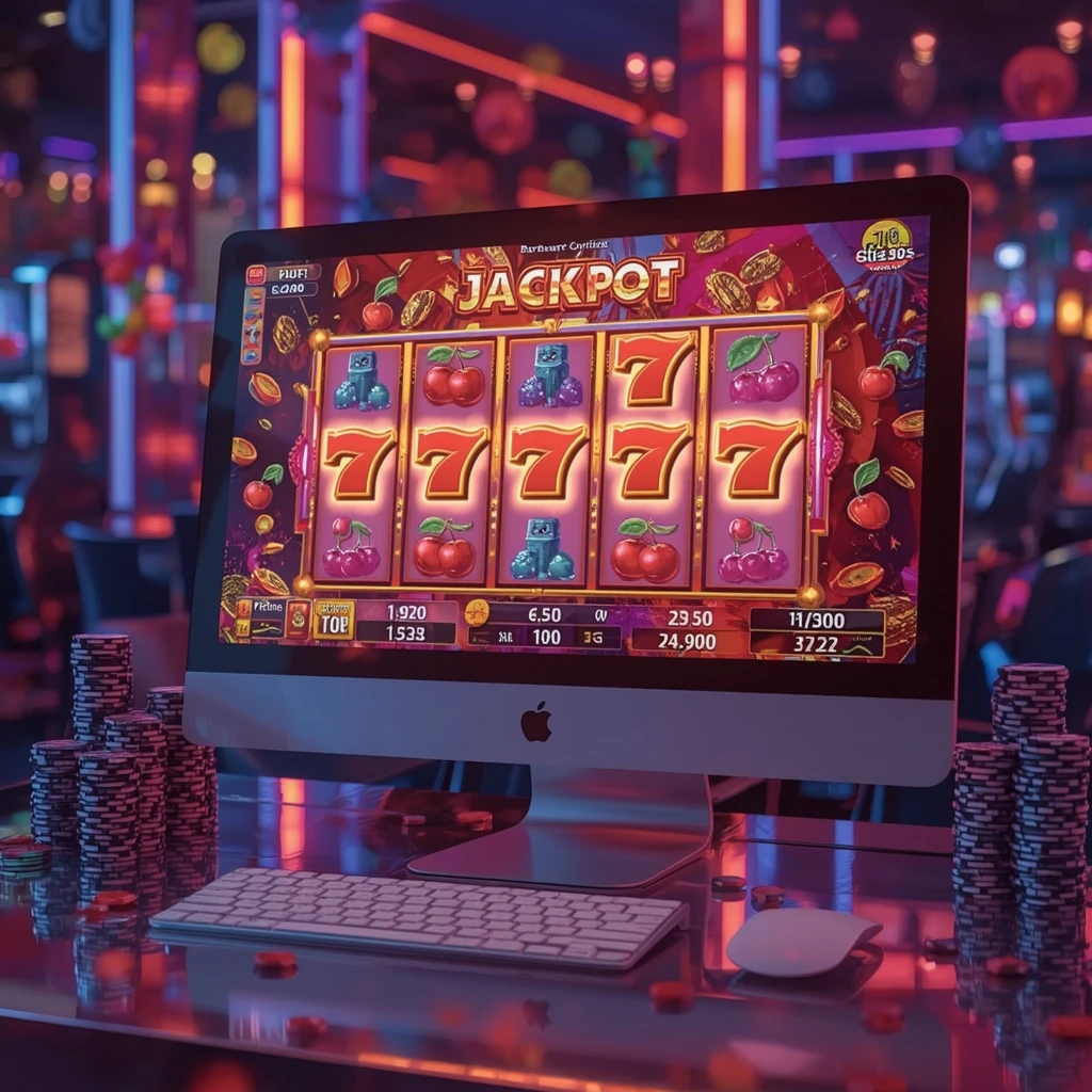 tragaperras en la pantalla F1 CASINO